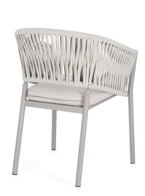 Bizzotto Sedia da giardino Florencia Crema