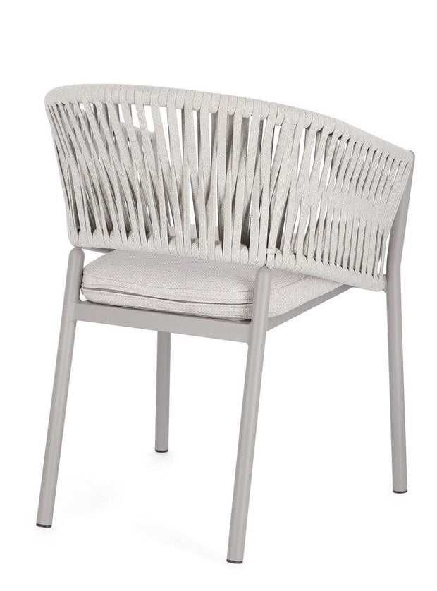Bizzotto Sedia da giardino Florencia Crema