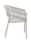 Bizzotto Sedia da giardino Florencia Crema