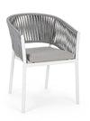 Bizzotto Sedia da giardino Florencia WG20 Bianco