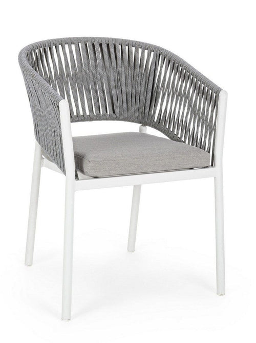 Bizzotto Sedia da giardino Florencia WG20 Bianco