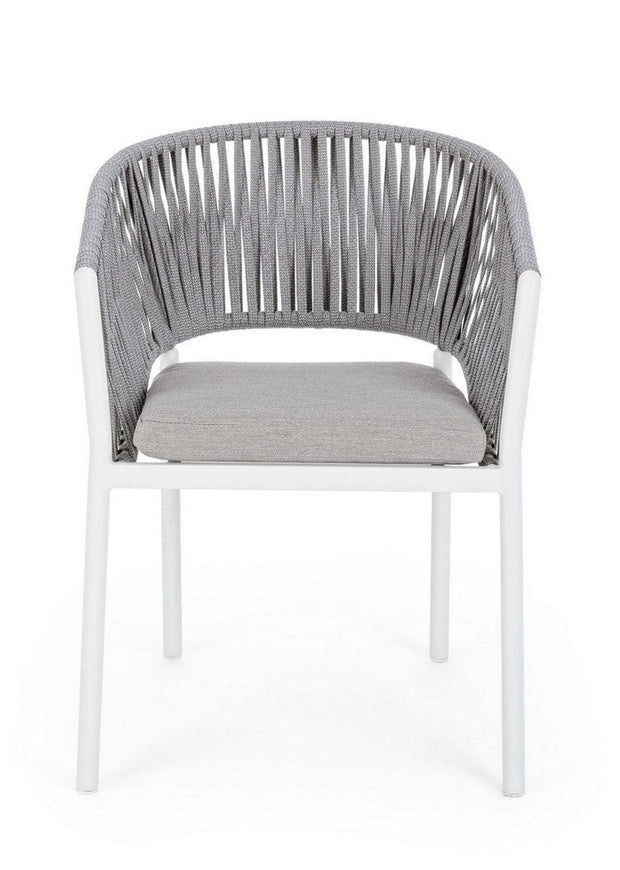 Bizzotto Sedia da giardino Florencia WG20 Bianco