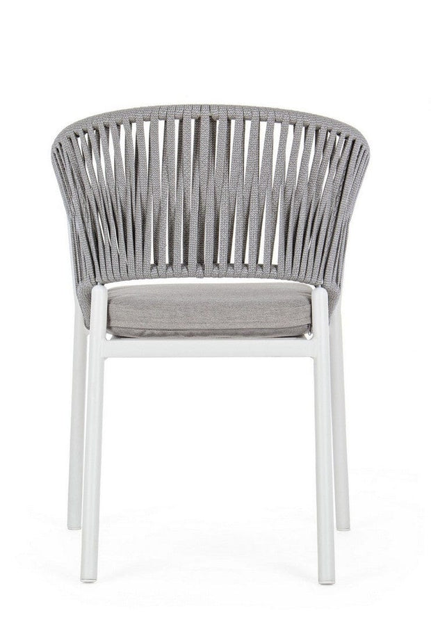 Bizzotto Sedia da giardino Florencia WG20 Bianco