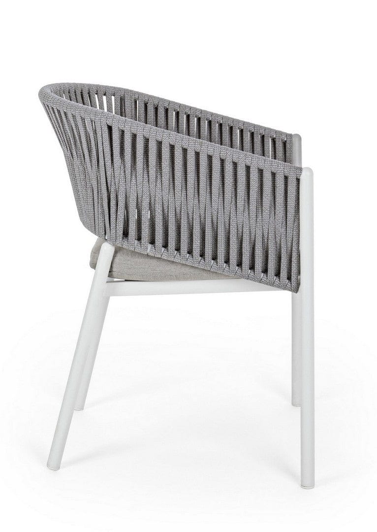 Bizzotto Sedia da giardino Florencia WG20 Bianco
