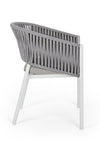 Bizzotto Sedia da giardino Florencia WG20 Bianco