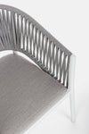 Bizzotto Sedia da giardino Florencia WG20 Bianco