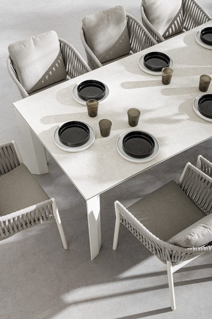 Bizzotto Sedia da giardino Florencia WG20 Bianco