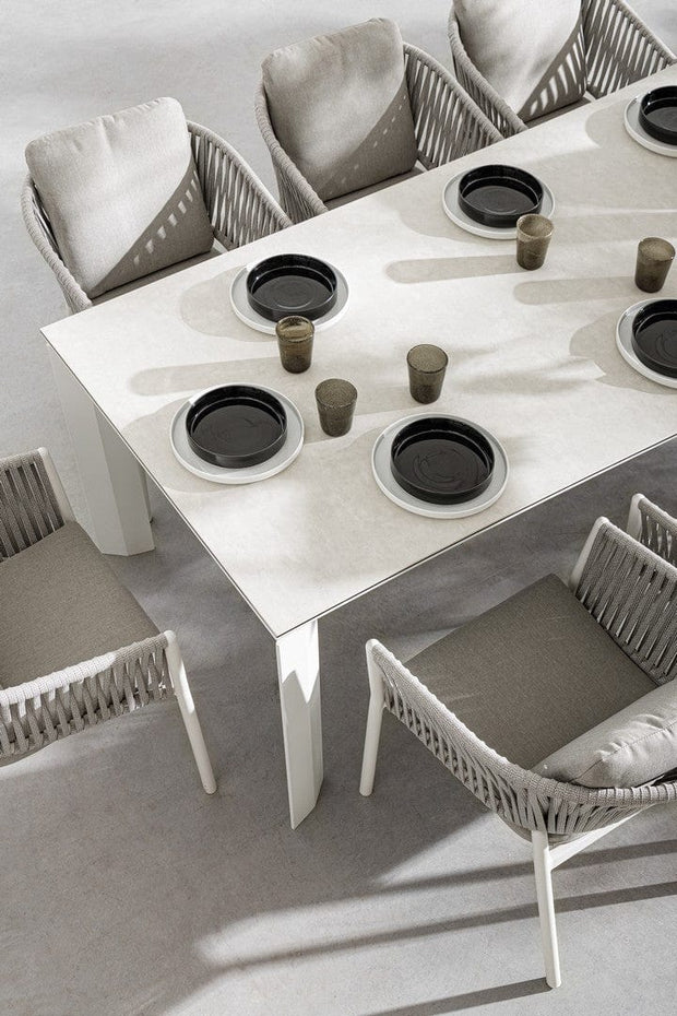 Bizzotto Sedia da giardino Florencia WG20 Bianco