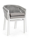 Bizzotto Sedia da giardino Florencia WG20 Bianco