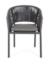 Bizzotto Sedia da giardino Florencia WG21 Antracite