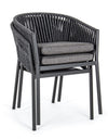 Bizzotto Sedia da giardino Florencia WG21 Antracite