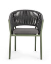 Bizzotto Sedia da giardino Florencia WG23 Verde