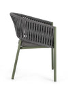 Bizzotto Sedia da giardino Florencia WG23 Verde