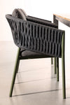 Bizzotto Sedia da giardino Florencia WG23 Verde