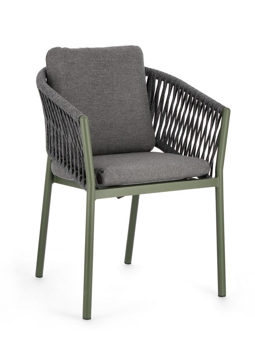 Bizzotto Sedia da giardino Florencia WG23 Verde