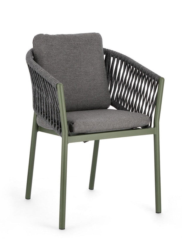 Bizzotto Sedia da giardino Florencia WG23 Verde