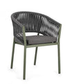 Bizzotto Sedia da giardino Florencia WG23 Verde