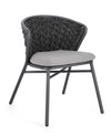 Bizzotto Sedia da giardino Harlow QS22 Antracite