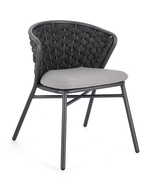 Bizzotto Sedia da giardino Harlow QS22 Antracite