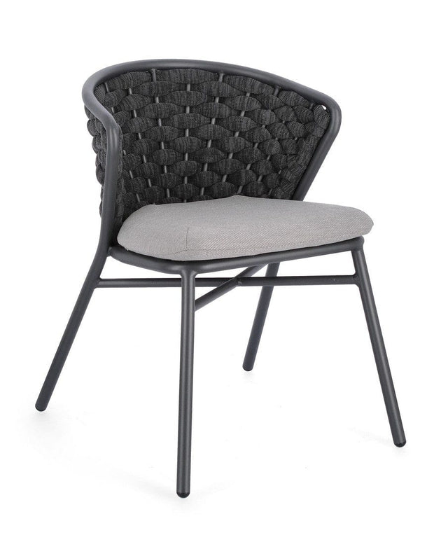 Bizzotto Sedia da giardino Harlow QS22 Antracite