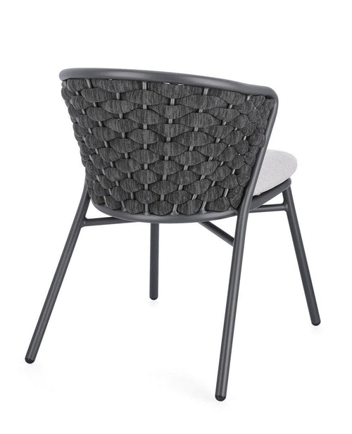 Bizzotto Sedia da giardino Harlow QS22 Antracite