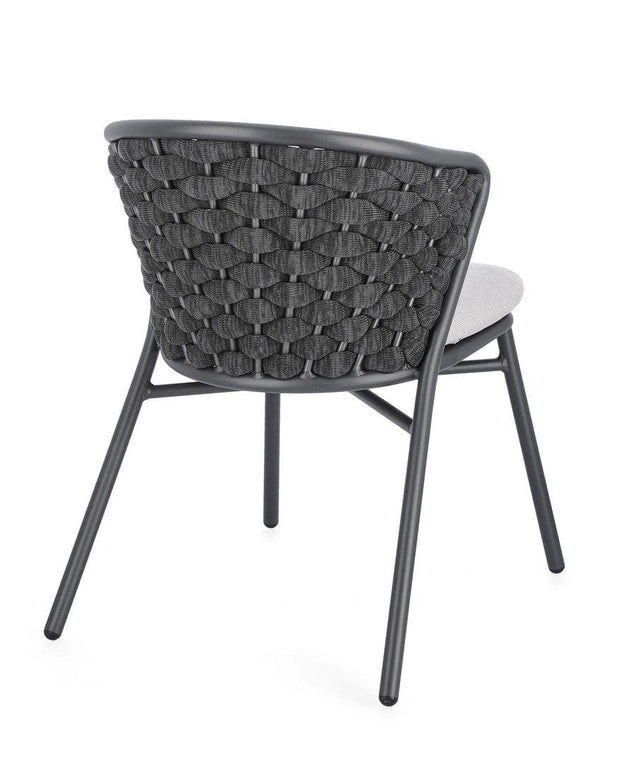 Bizzotto Sedia da giardino Harlow QS22 Antracite