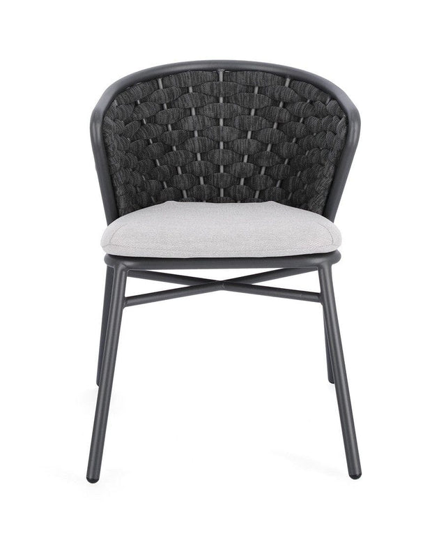 Bizzotto Sedia da giardino Harlow QS22 Antracite