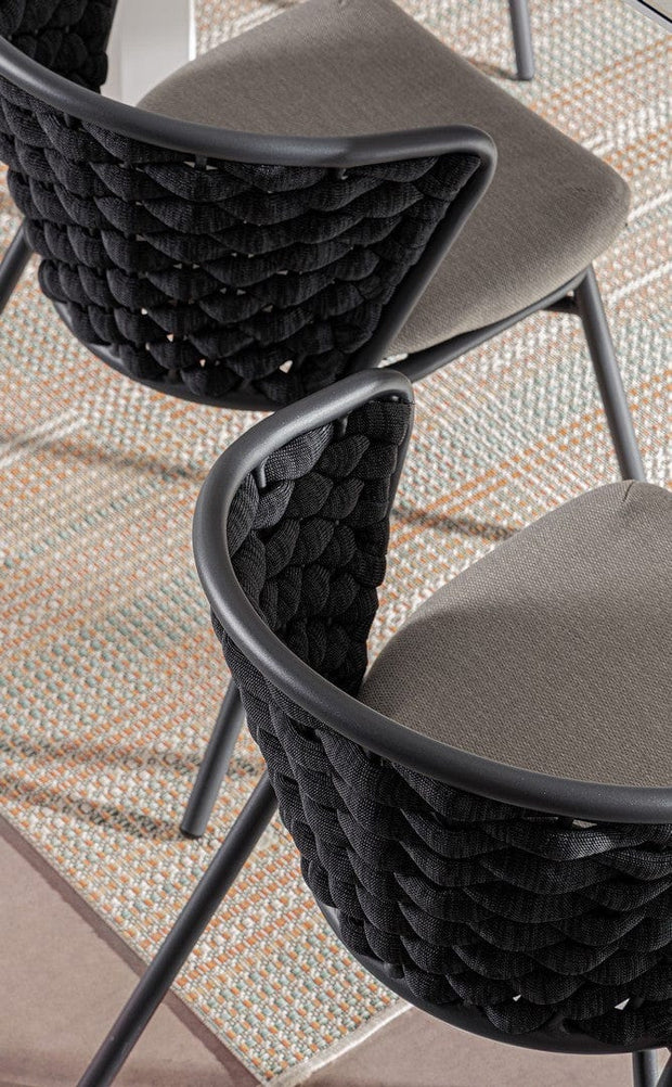 Bizzotto Sedia da giardino Harlow QS22 Antracite
