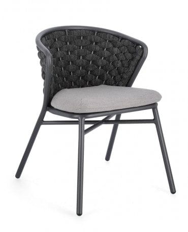 Bizzotto Sedia da giardino Harlow QS22 Antracite