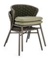Bizzotto Sedia da giardino Harlow QS24 Verde