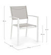Bizzotto Sedia da giardino Hilde Bianco