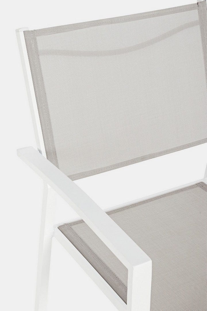 Bizzotto Sedia da giardino Hilde Bianco