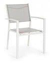 Bizzotto Sedia da giardino Hilde Bianco