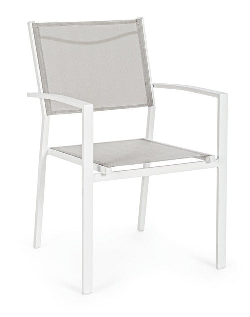 Bizzotto Sedia da giardino Hilde LD30 Bianco