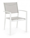 Bizzotto Sedia da giardino Hilde LD30 Bianco