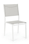 Bizzotto Sedia da giardino Hilde LD30 Bianco