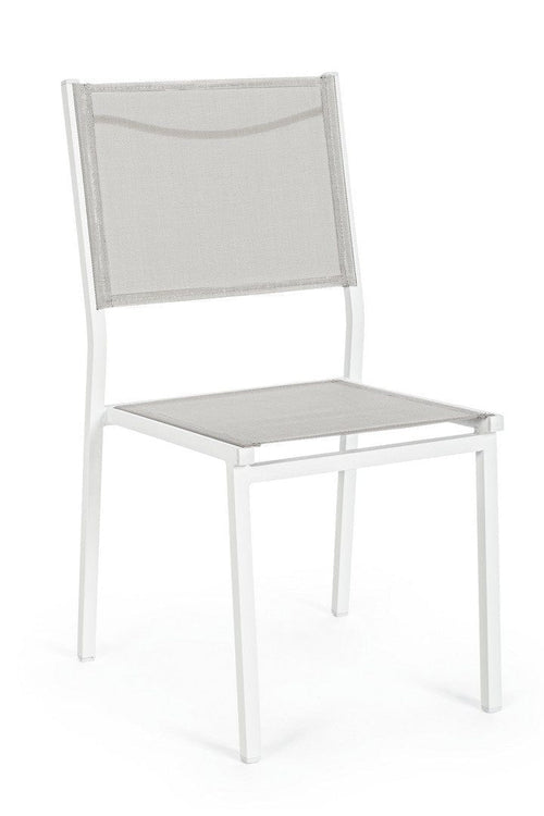 Bizzotto Sedia da giardino Hilde LD30 Bianco