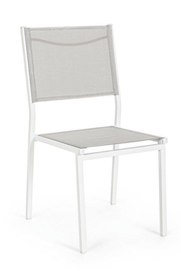 Bizzotto Sedia da giardino Hilde LD30 Bianco