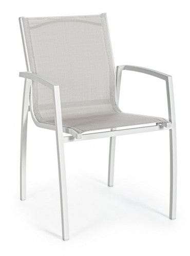 Bizzotto Sedia da giardino Hilla LD30 Bianco
