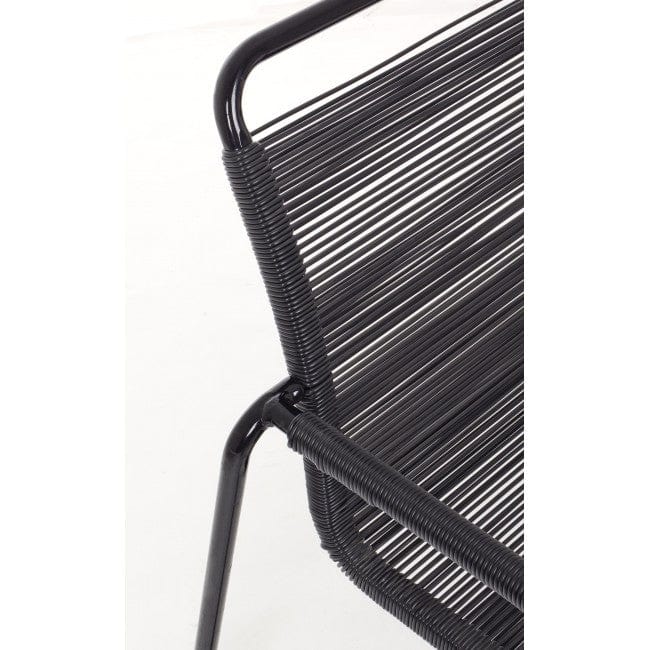 Sedia Da Giardino in PVC Klio Nero (3)