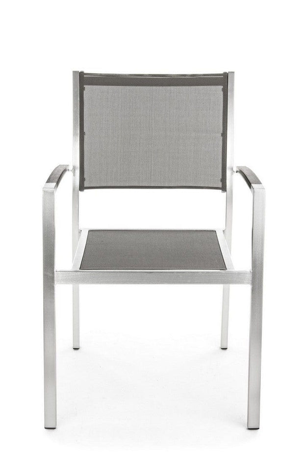 Bizzotto Sedia da giardino Irwin Grigio