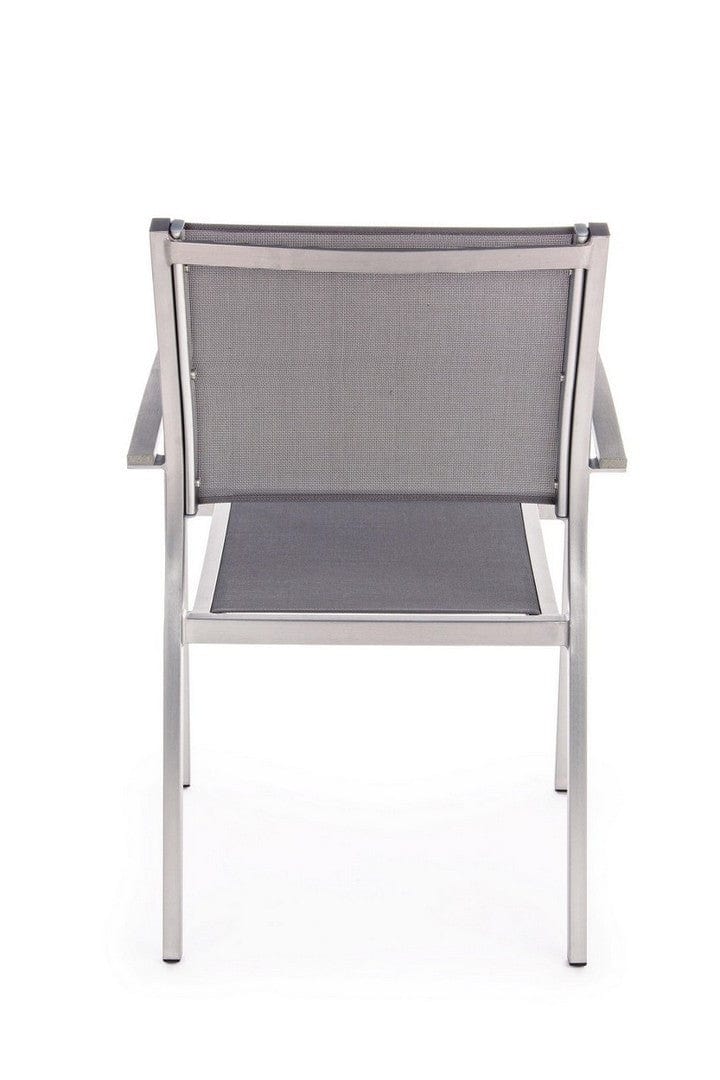 Bizzotto Sedia da giardino Irwin Grigio