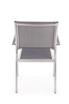 Bizzotto Sedia da giardino Irwin Grigio