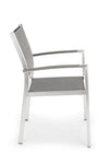 Bizzotto Sedia da giardino Irwin Grigio