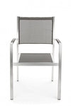 Bizzotto Sedia da giardino Irwin Grigio