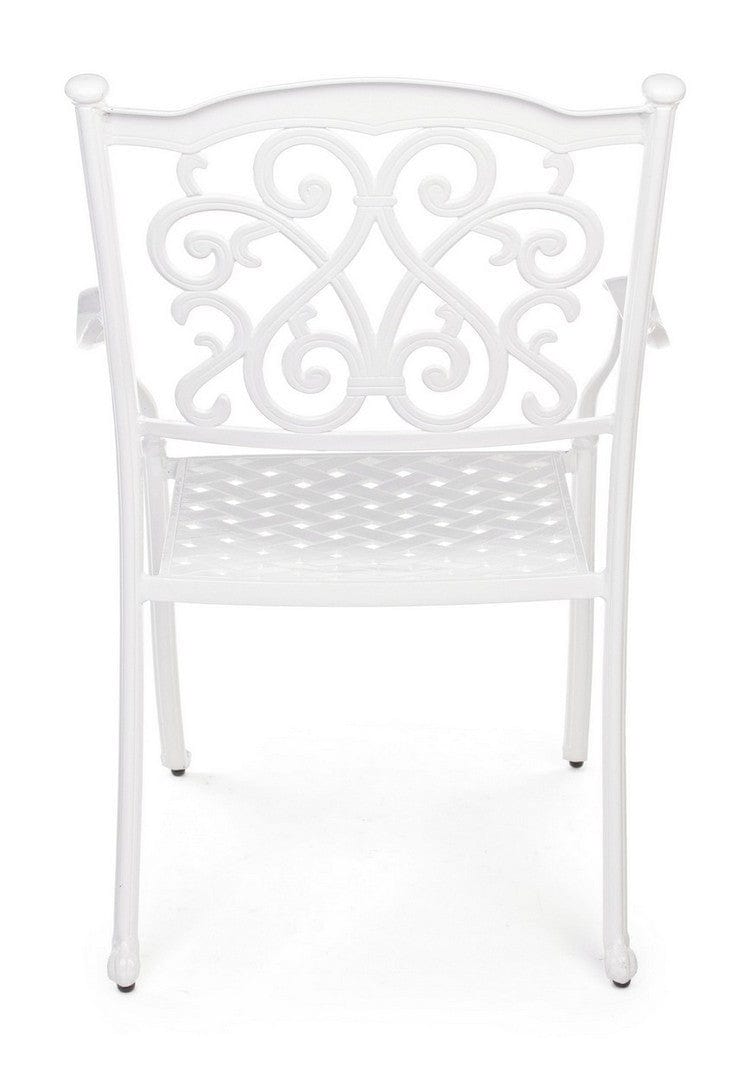 Bizzotto Sedia da giardino Ivrea Bianco