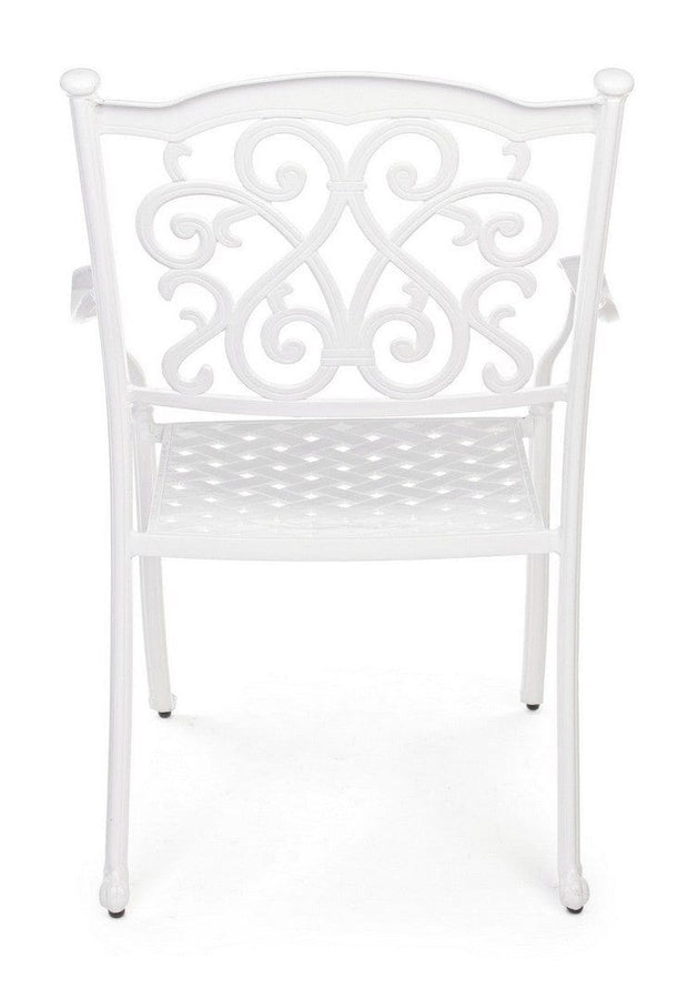 Bizzotto Sedia da giardino Ivrea Bianco