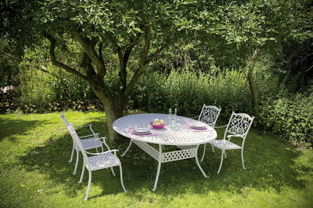 Bizzotto Sedia da giardino Ivrea Bianco