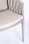 Bizzotto Sedia da giardino Jacinta WG24 Crema