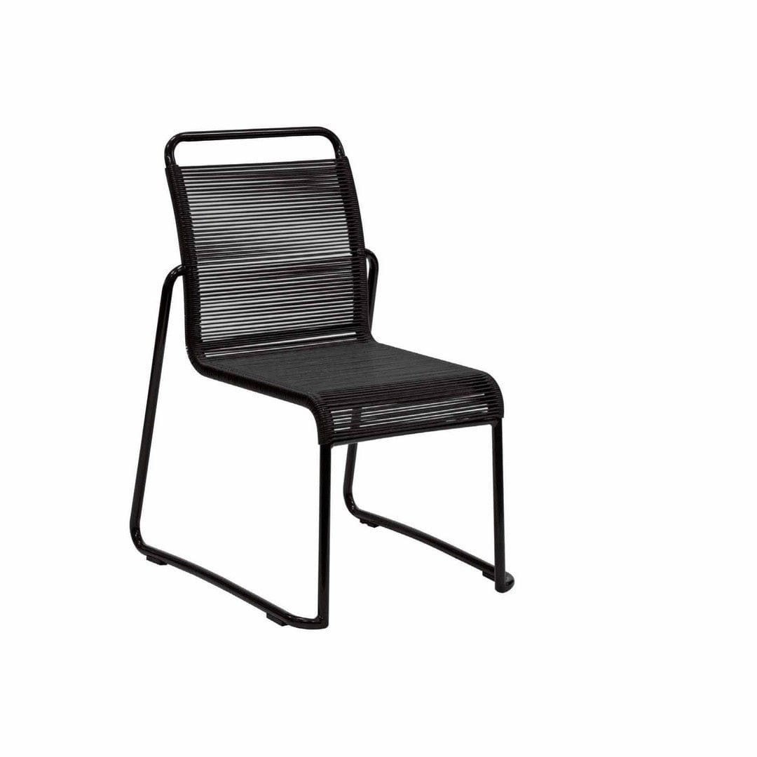Bizzotto Sedia da giardino Klio Nero